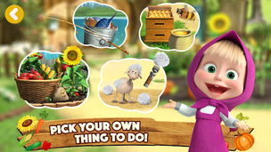 Masha and the Bear: Farm Games - Screenshot 2