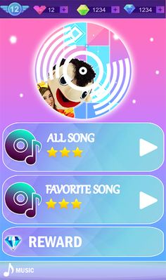 Bely y Beto Piano Game Tiles - Screenshot 1