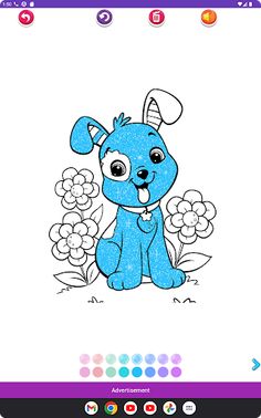 Puppy Dog Coloring Game - Screenshot 3