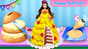 Doll cake decorating Cake Game - Screenshot 3
