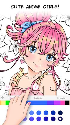 Anime Games Coloring Book - Screenshot 3