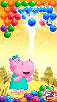Hippo Bubble Pop Game - Screenshot 4