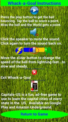 Whack-a-Goal: Football - Screenshot 1