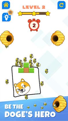 Doge Puzzle: Draw Line To Save - Screenshot 1