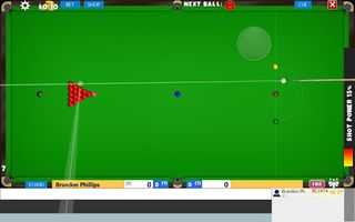 Flash Snooker Game - Screenshot 1
