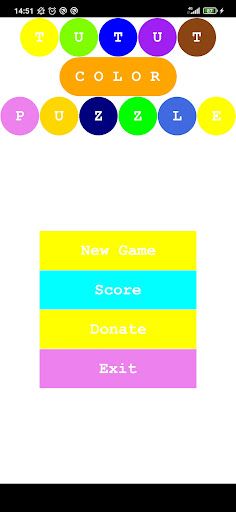 Tutut Color Puzzle - Screenshot 1