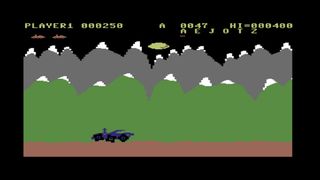 C64 Moon Patrol - Screenshot 1