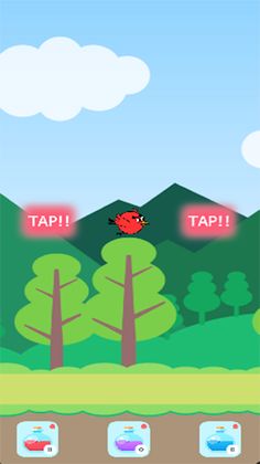 Flying Bird - hyper casual - Screenshot 1