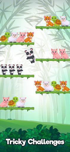 Fluffy Pets Puzzle Color Sort - Screenshot 3