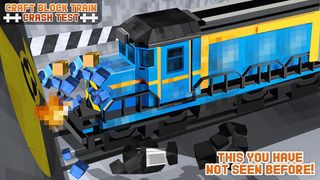 Craft Block Train Crash Test - Screenshot 1