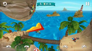 Airborne Motocross Bike Racing - Screenshot 1