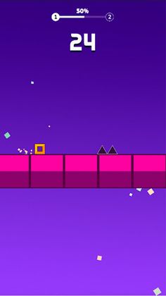 Run Geometry Cube Dash - Screenshot 1