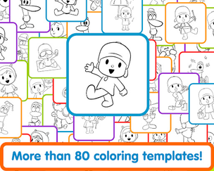Pocoyo Colors:  Fun drawings! - Screenshot 2