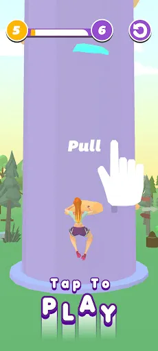 Girl 3D Jump Game - Screenshot 1