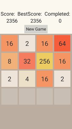 2048 game - Screenshot 2