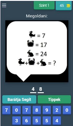 Magyar matematika vetélkedő - Screenshot 1