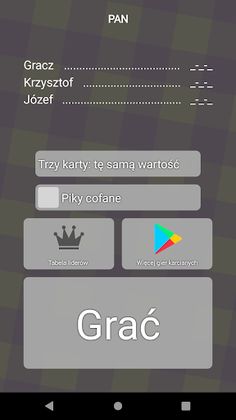Pan - gra karciana - Screenshot 3