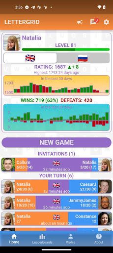 Word Puzzle Game: LetterGrid - Screenshot 3