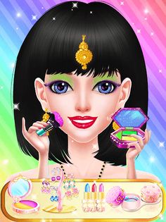 Indian Bridal- Makeup &DressUp - Screenshot 3