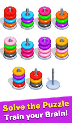 Color Hoop Sort - Hoop Stack - Screenshot 3