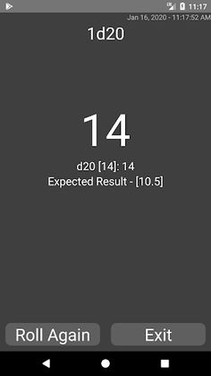 RPG Dice Roller - Screenshot 2