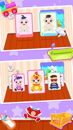 My virtual baby care game - Screenshot 1