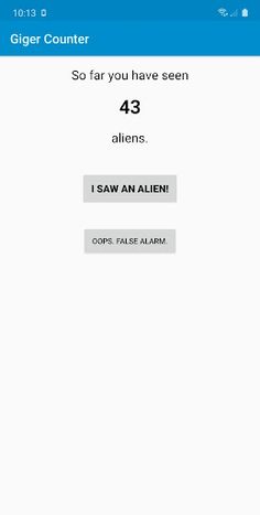 Giger Counter - keep track of - Screenshot 2