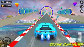 Mega Ramp Car Stunt Jumping 3d - Screenshot 1