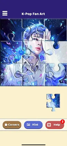 K-Pop Fan Art Puzzle - Screenshot 1