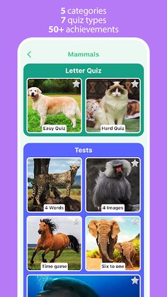 Animals Quiz: Memory learning - Screenshot 2
