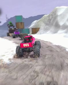 Monster Truck Race 3D - Screenshot 4