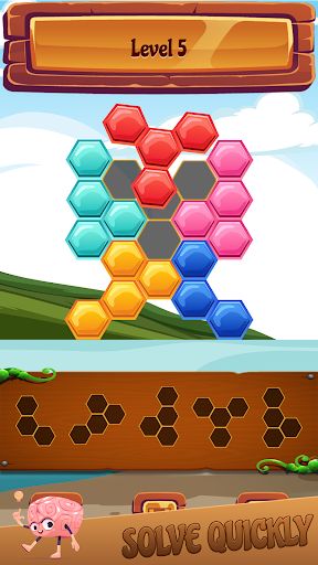 Hexa Jigsaw Quest: Puzzle Game - Screenshot 1