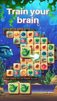 Fish Tiles: mahjong match game - Screenshot 2