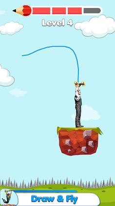 Draw Flights Line Bridge Game - Screenshot 4