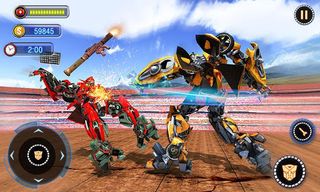 US Police Robot Car Transform - Screenshot 3