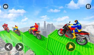 Spider Superhero Bike Stunt - Screenshot 1