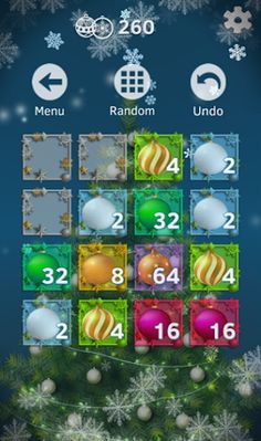 2048 Puzzle: 4 Christmas and N - Screenshot 2