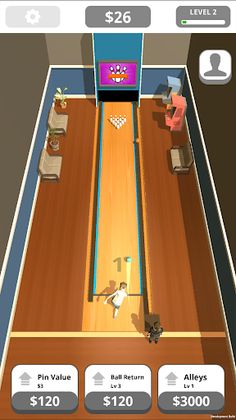 Idle Tap Bowling - Screenshot 2