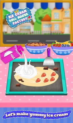 Ice Cream Roll Maker Factory - Screenshot 1
