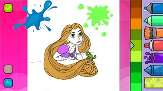 easy drawing with Rapunzel - Screenshot 3