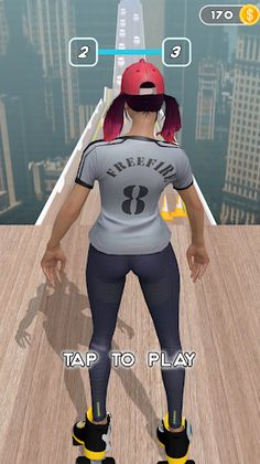 Ragdoll down hill Racing - Screenshot 1