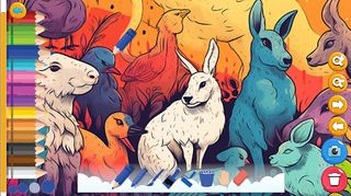 Coloring Book For Kids Animals - Screenshot 1