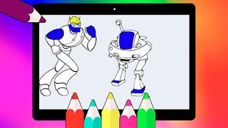 Vir Robot Boy Coloring Book - Screenshot 3