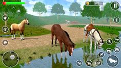 Virtual Wild Horse Family Game - Screenshot 4