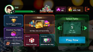 Draw Poker Online - Screenshot 2