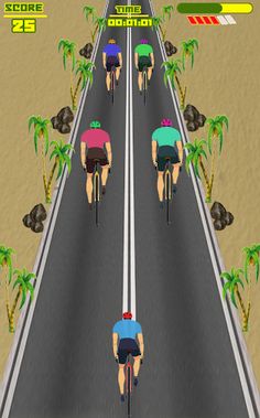 Bicycle Rider Racing - Screenshot 1