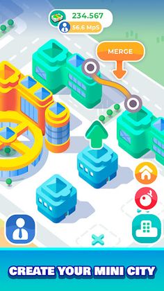 Mini City Merge - Screenshot 2