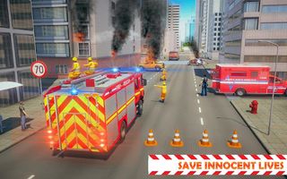 Firefighter Truck Simulator 3D - Screenshot 3