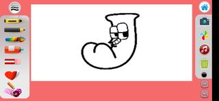coloring garteen of alphabete - Screenshot 2