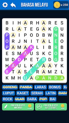 Word Search - Jom Cari Kata - Screenshot 4